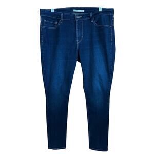 Levi's Women's Skinny Jeans - Dark Blue